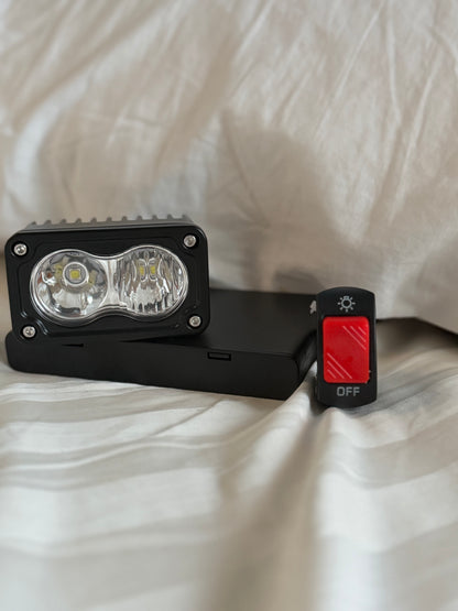 Battery Powered Baja Light V2 [Double A batteries] [comes with switch]