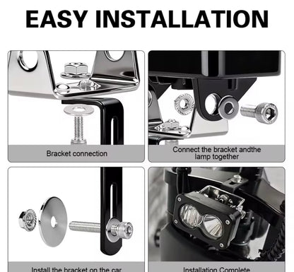 PLUG AND PLAY Baja Light for YVY, RIDSTAR q20/q30, Macfox, super 73, and any other 3 pin e-bikes