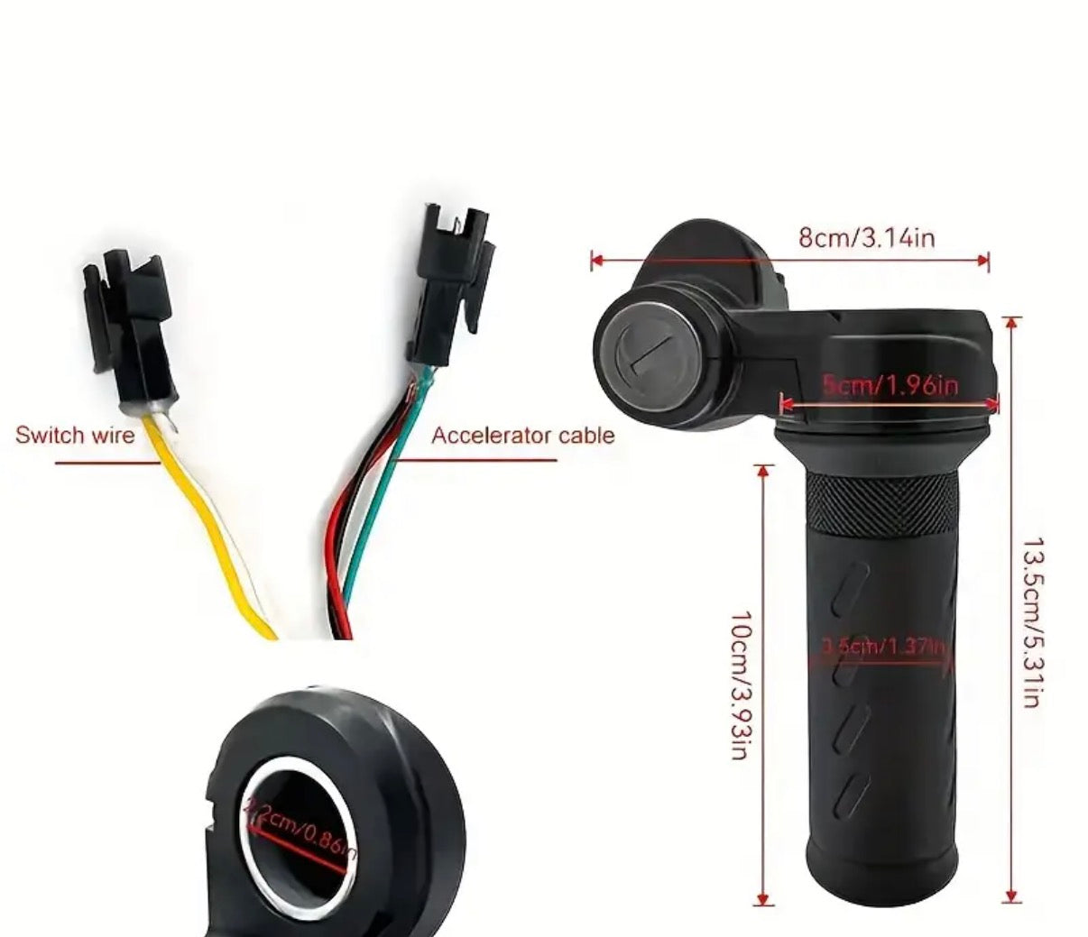 Full twist throttle for ridstar [plug n play]