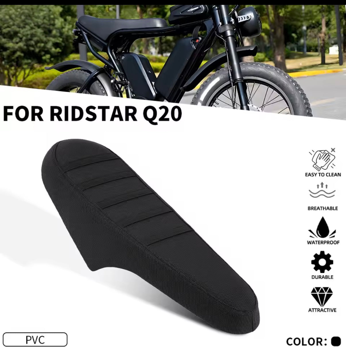 Seat cover for Ridstar Q20