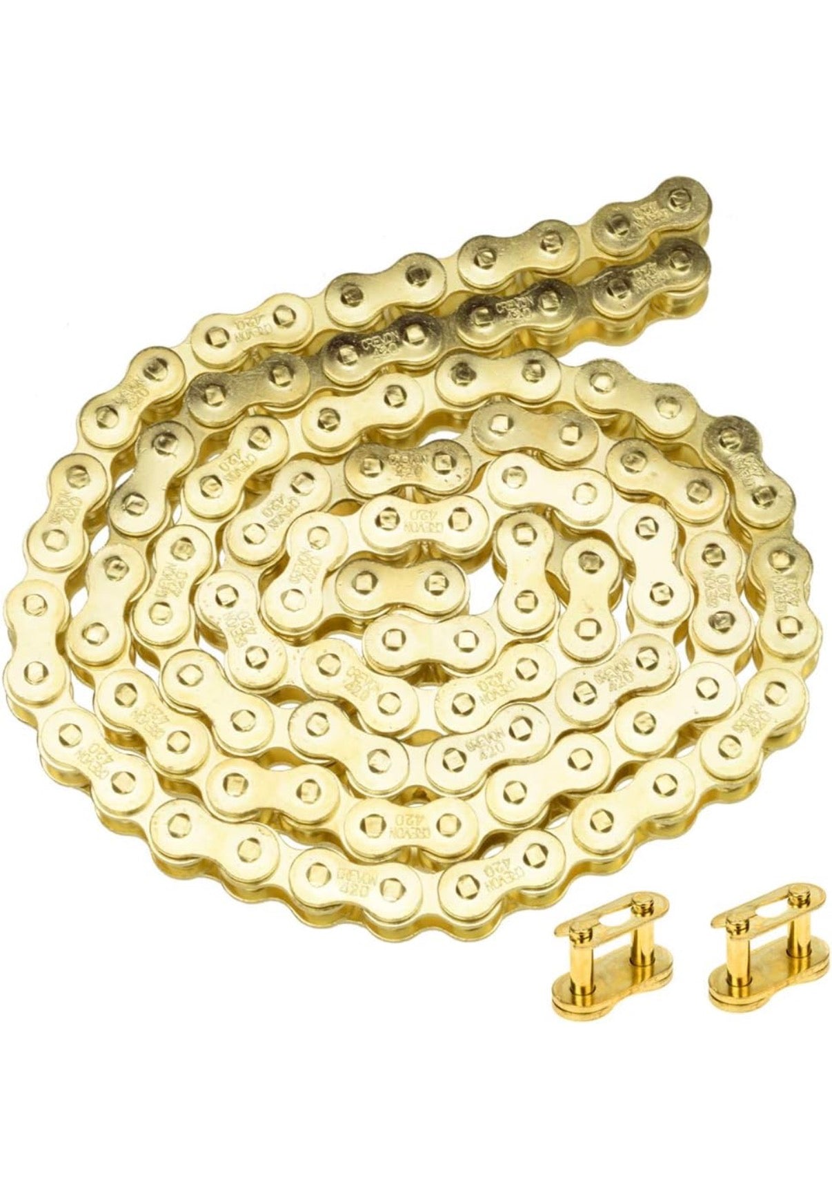 Tuttio Soleil 01 & Yozma Gold Chain Upgrade – Heavy Duty 420 E-Bike Chain (116 Links)