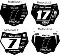 Motocuts Plate Decal